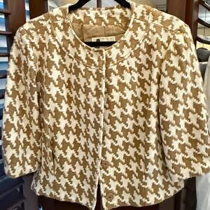 MICHAEAL KORS, CLASSIC CROPPED JACKET LARGE